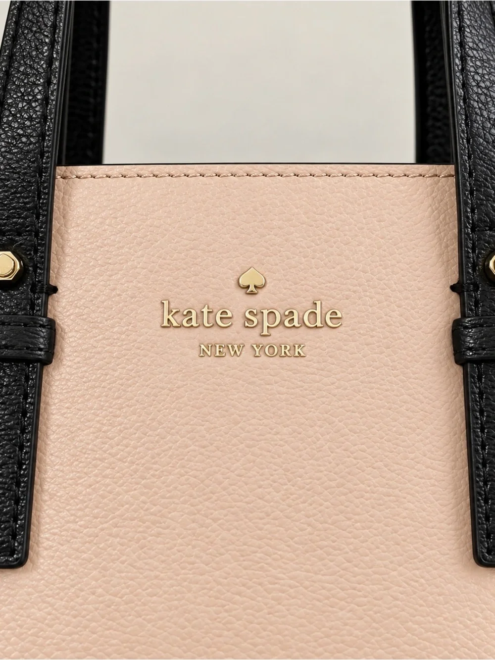 kate spade Blush and Black Two-Tone Satchel